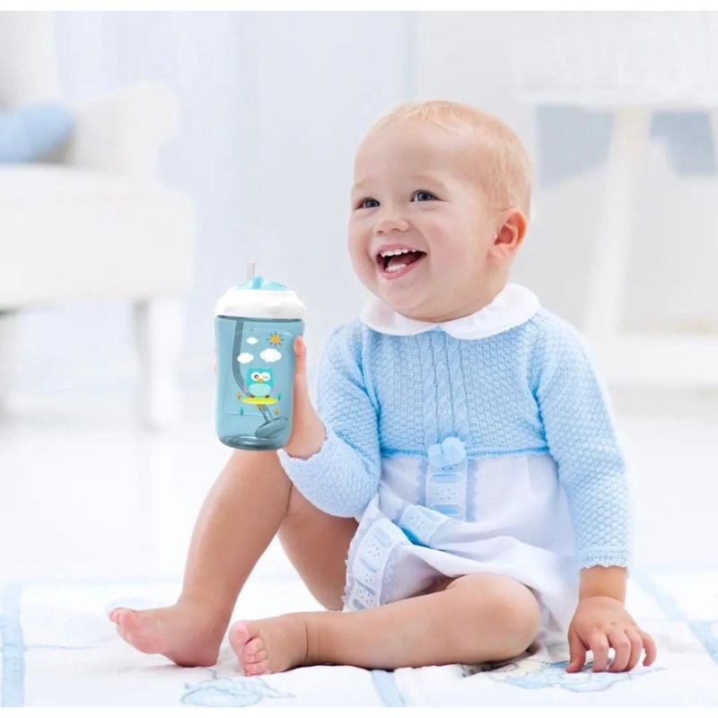 Baby Safe Weighted straw Cup 300 ml - Botol minum anak FS405