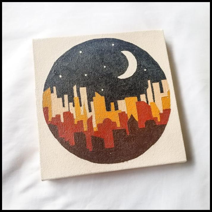 

Paint By Number 20X20Cm With Wooden Frame / Diy Painting / Painting K