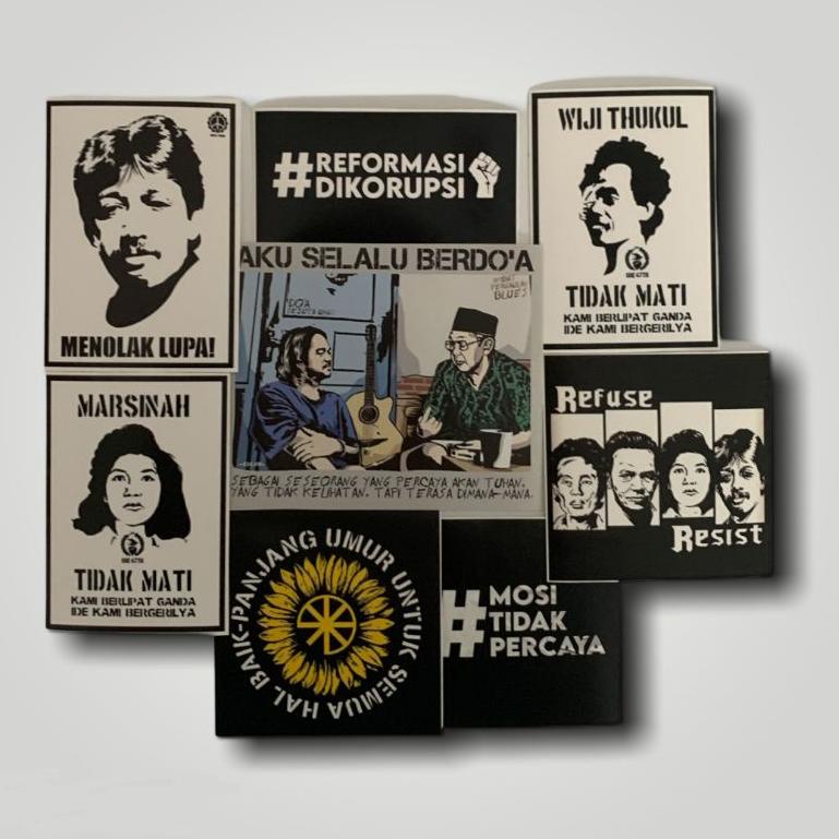 

Stock Terupdate / CnF Sticker Pack Reformasi Dikorupsi, Panjang Umur Hal-Hal Baik, dll /Trend@kekinian