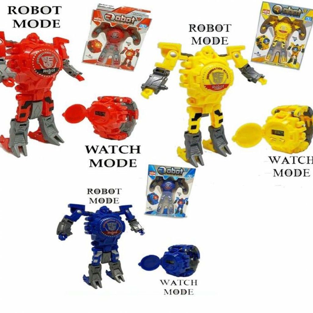  Jam  Tangan Robot Tobot  Jam  Tangan Shopee Indonesia