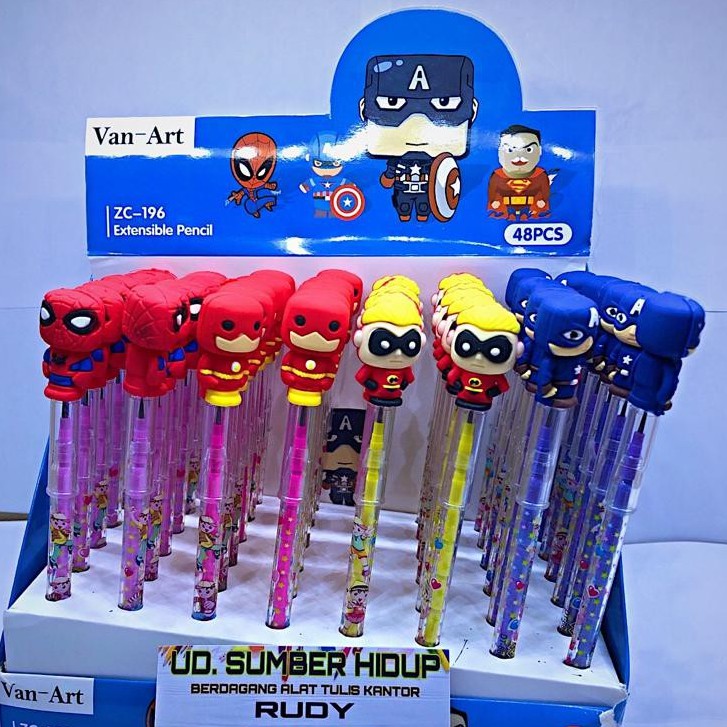 

Pencil Bensia Motif Avangers (ZC-196), Harga Persatuan/pcs