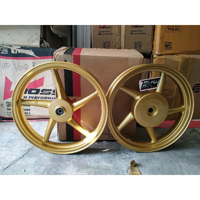 VELG COPY RCB SET HONDA VARIO 110 14-185/215 GOLD TERMURAH