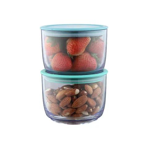 Toples Snack 330 ML / Food Storage Jar Tahan Panas 1 Set Isi 3 Pcs