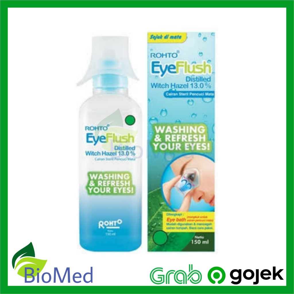 ROHTO EYEFLUSH 150 ml - Cairan untuk Cuci Bilas Mata