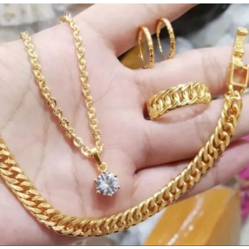 set kalaung emas asli dapat surat dari toko