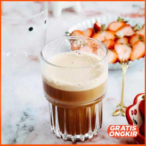 Gelas Unik Kopi Teh Minuman Borosilicate Glass 320ml - 2011ZJ