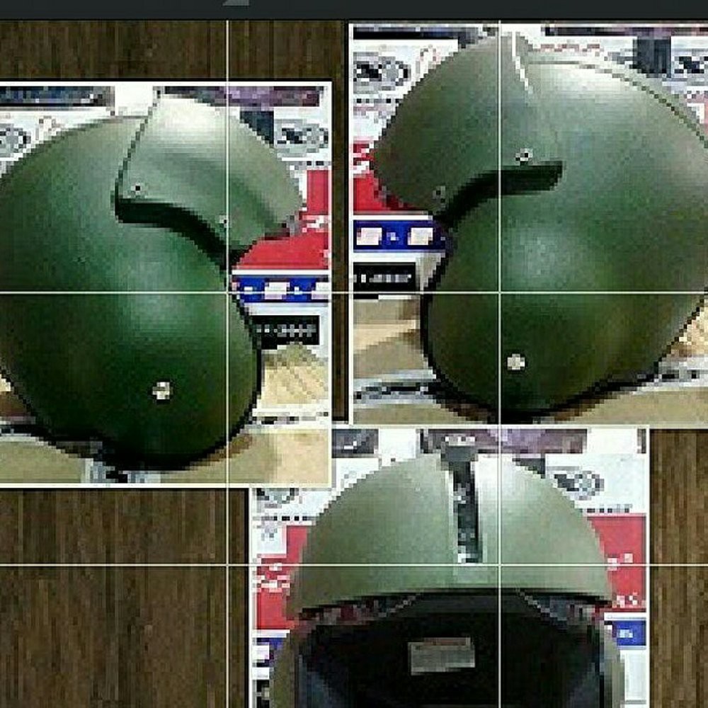 Helm Pilot Army Hijau Kulit Oscar Classic Termurah