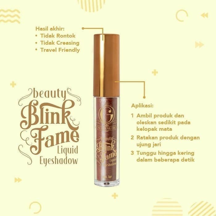 DOMMO - D8030 Madame Gie Beauty Blink Fame - MakeUp Eyeshadow Liquid