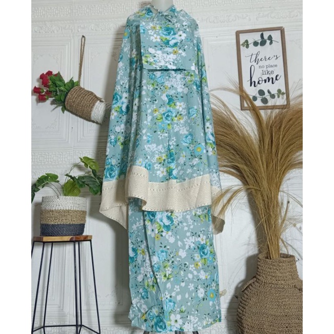 mukenah katun Jepang shabby