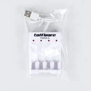 Taffware Charger Baterai USB Plug 4 slot for AA/AAA - FN004-A