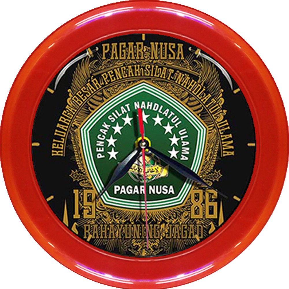 JAM DINDING PAGAR NUSA 14   (DIAMETER 30CM)