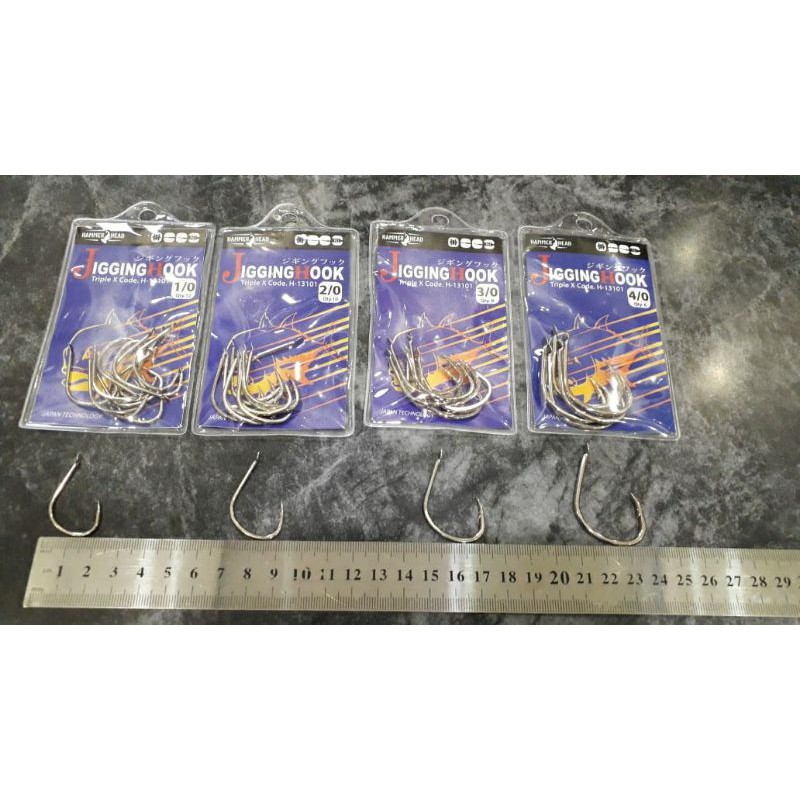 Kail pancing HammerHead Jigging Hook 13101