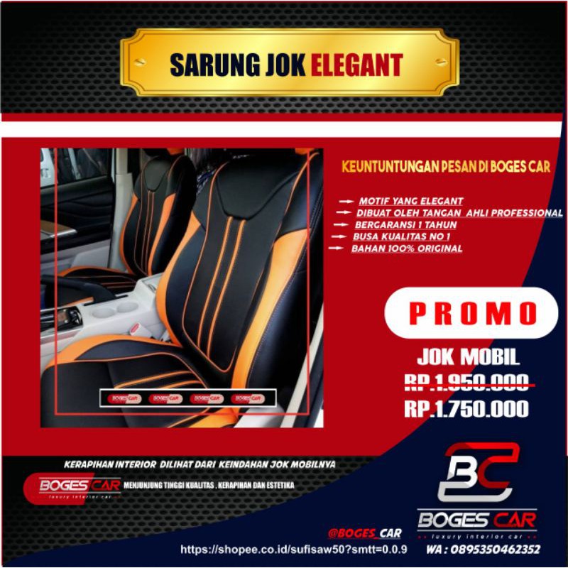 Sarung Jok Mobil Brio satya Yaris TRD Jazz Hrv Baleno IGNIS VIOS CITY AYLA AGYA MAZDA 1 2 3 JUKE X-O