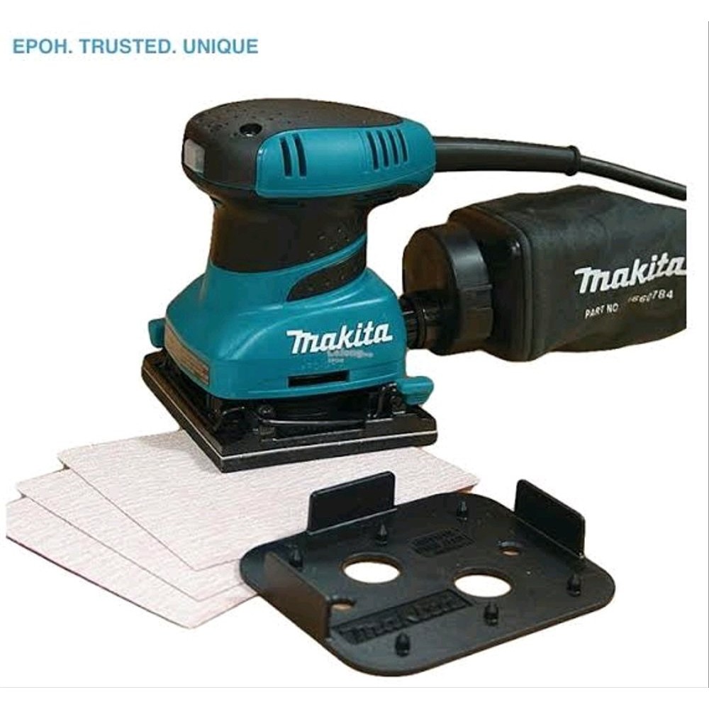 Mesin Amplas Sheet Sander MAKITA BO4556 Square Orbital Mesin Amplas Kotak Kayu Multiplek Tembok