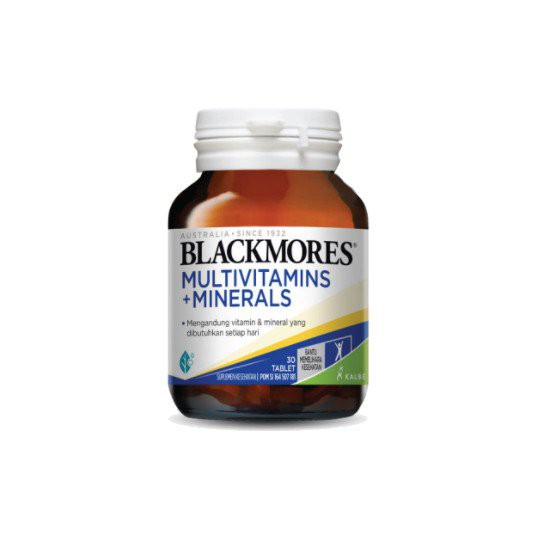 BLACKMORES MULTIVITAMIN DAN MINERALS 30 KAPSUL Daya Tahan Tubuh