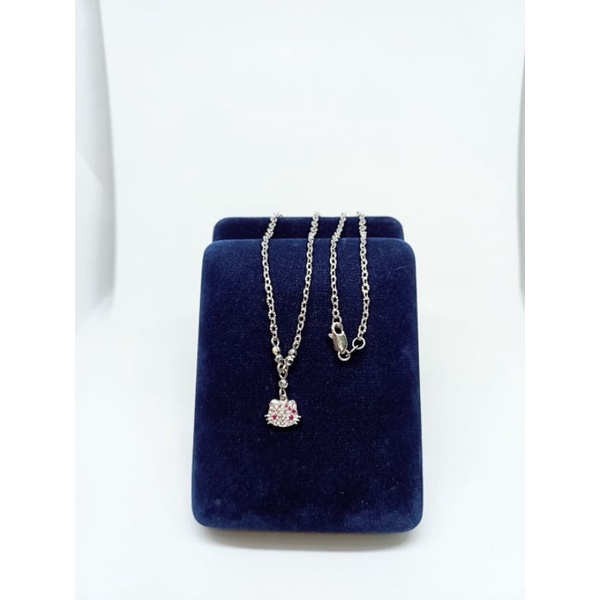 kalung koye nori anak + liontin hellokitty mp/ kalung perak asli silver 925 lapis emas