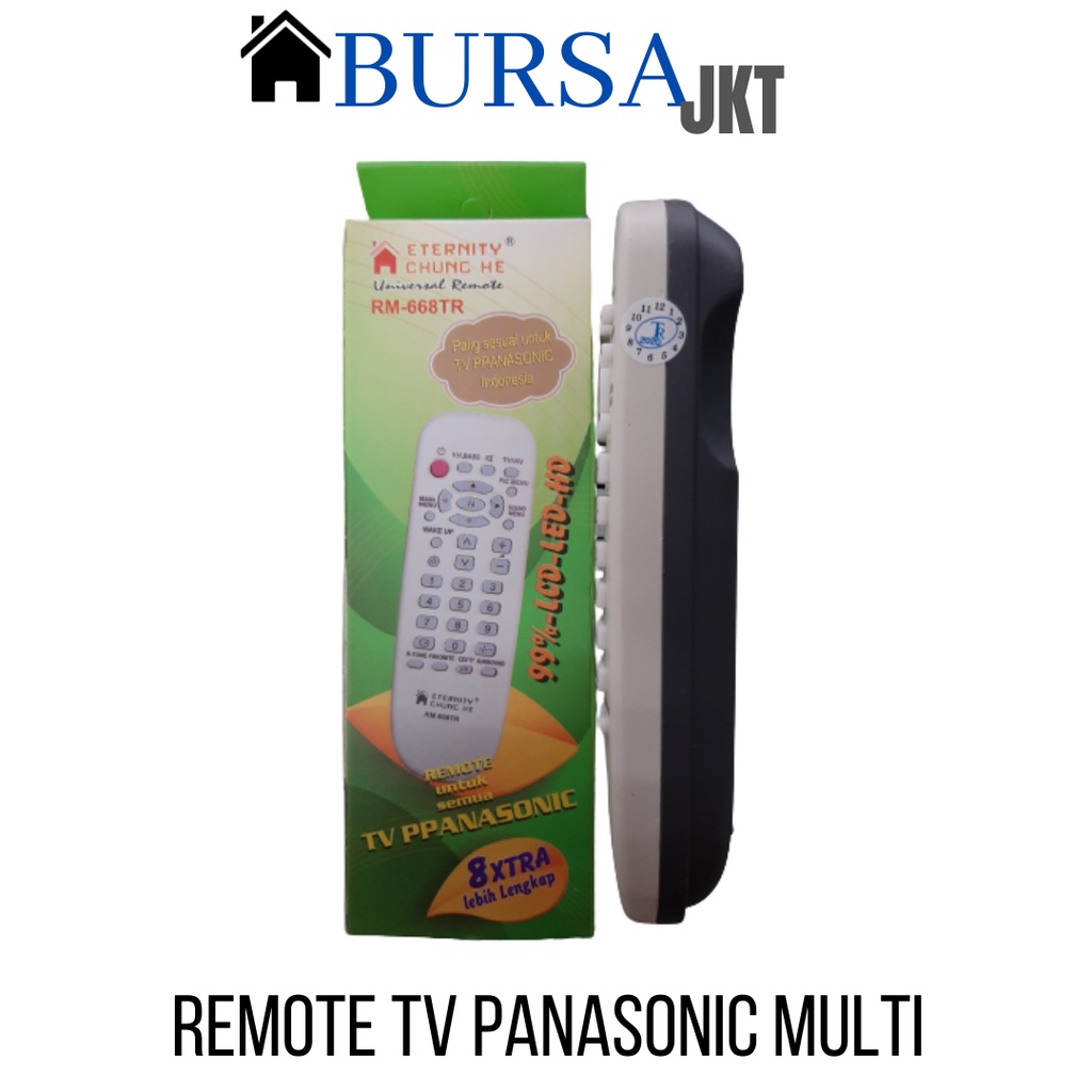 REMOTE PANASONIC TV UNIVERSAL LCD LED MULTI 668 TR