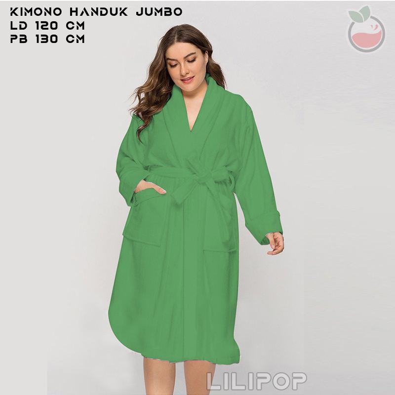 Lilipop Baju Handuk Kimono Jumbo XXL Wanita Dewasa Original Murah All size