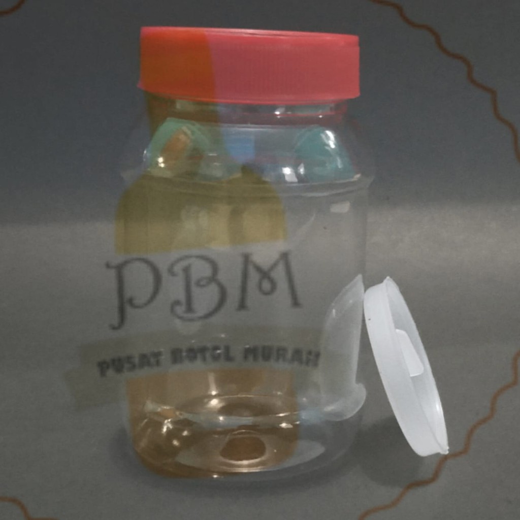 Toples Jar 250 ml / Toples Sambal 250 ml / Toples Bumbu 250 ml - Merah