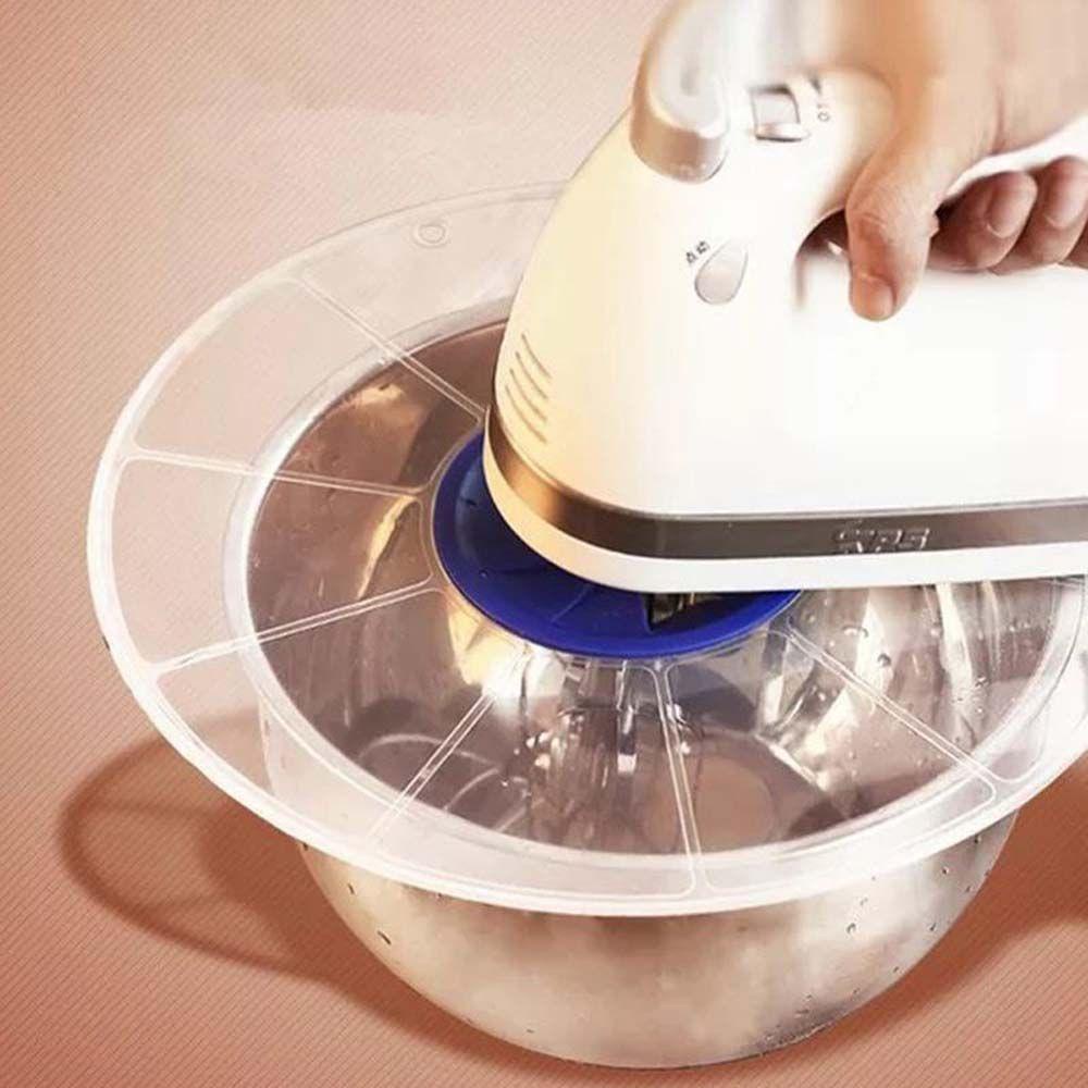 [Elegan] Egg Bowl Cover Anti Splash Kreatif Kocokan Telur Gadget Dapur Baking Panci Anti Tumpah