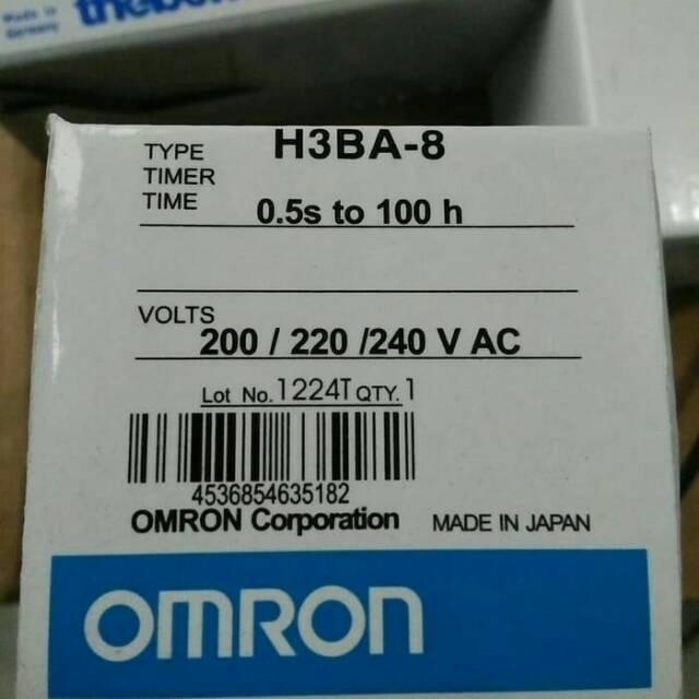 Timer Analog H3BA-8 220-240V OMRON