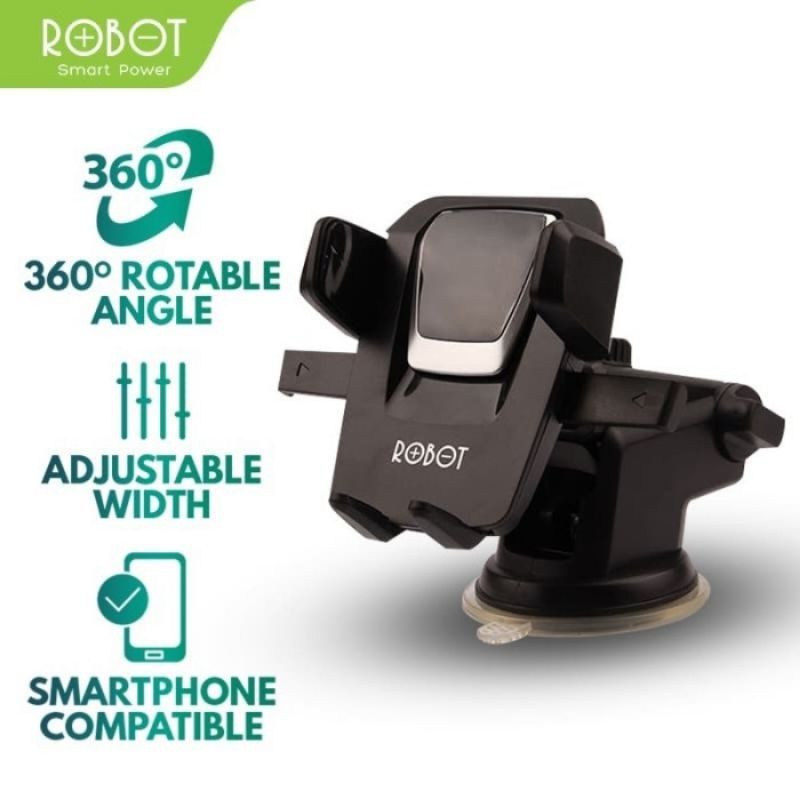 NEW holder mobil / CAR HOLDER RT-CH03 Phone Car Holder Stand HP Mobil 360° Rotatable iPhone Android Garansi 1 Tahun