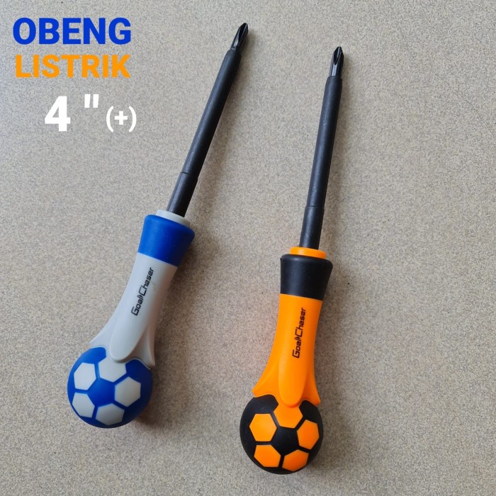 OBENG LISTRIK GAGANG BOLA GOAL CHASSER 4INCH PLUS