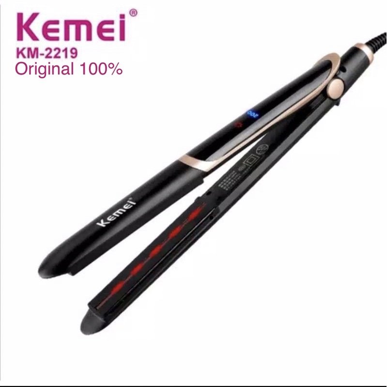 Catokan Rambut Kemei 2219 / Catokan Kemei 2219 Infrared / Catok Rambut Kemei 2219 2in1 Infrared