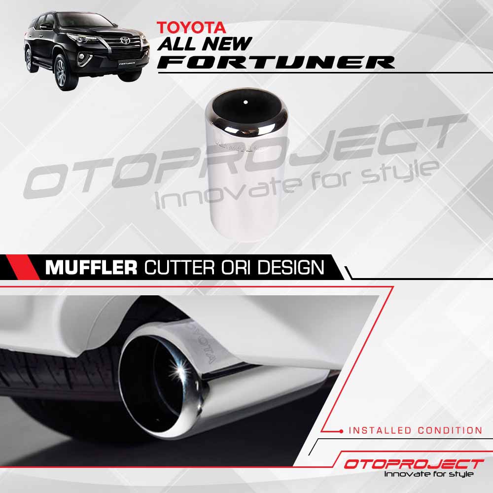 MUFFLER KNALPOT ALL NEW FORTUNER