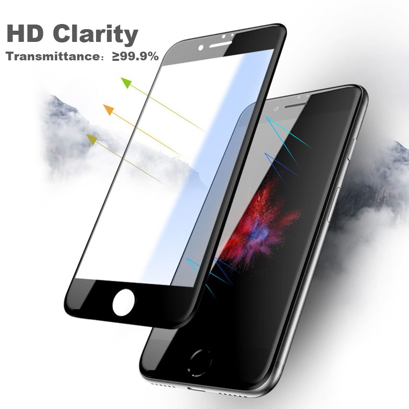 Pelindung Layar Tempered Glass 5d Untuk Iphone 12 12pro 12mini 12promax 7 8 6 6s Plus Se2 2020 X Xs Max Xr