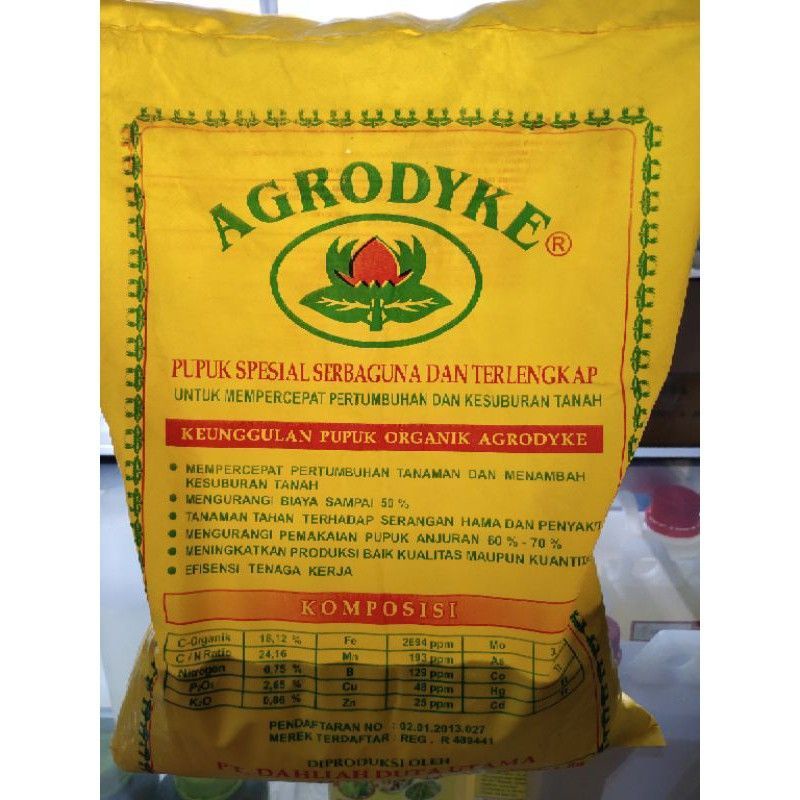 Pupuk Agrodyke 100% Original