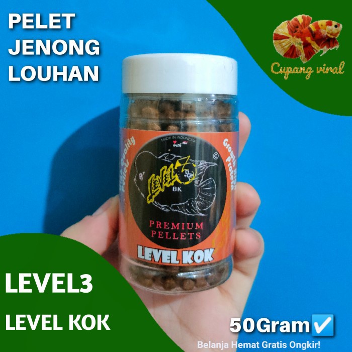 Pelet Jenong Louhan LEVEL KOK - 50Gr