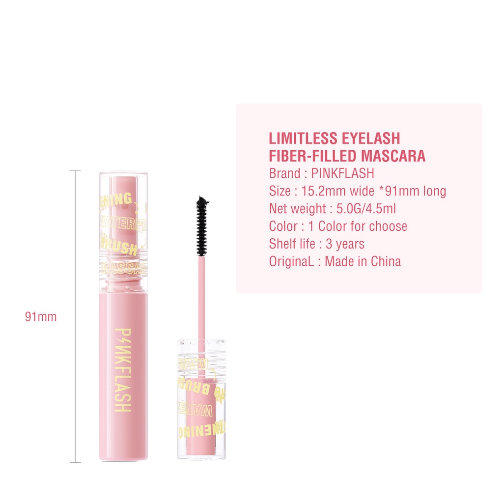 Pinkflash Mascara Limitless Fiber Filled Waterproof Pinkflash Maskara Waterproof Pinkflash Mascara Pinkflash Maskara Pinkflash Pinkflas Mascara Pink Flash Maskara Pink Flash