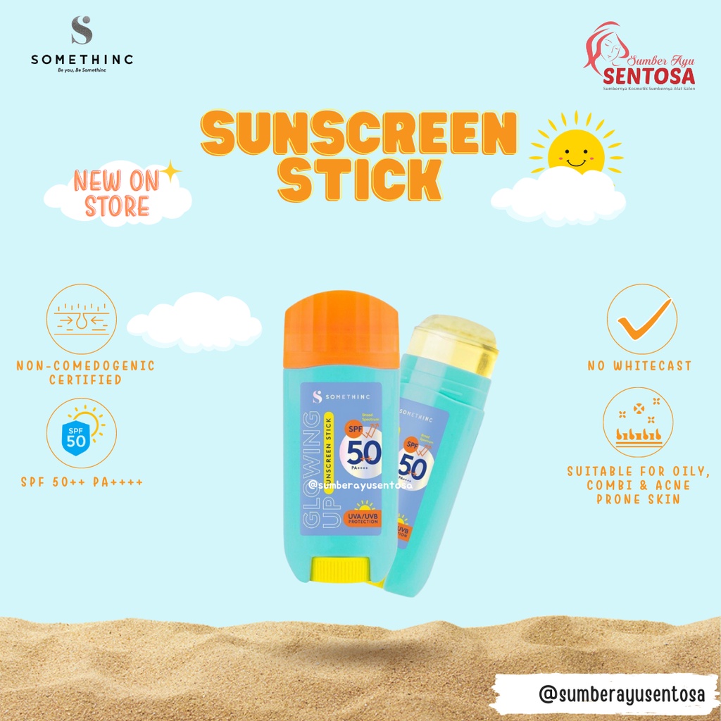 SOMETHINC GLOWING UP SUNSCREEN STICK SPF 50++ PA++++ 15GR