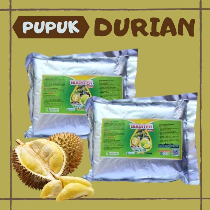 Pupuk Organik Booster Durian Pemicu Cepat Berbuah Besar dan Lebat