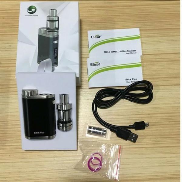 Eleaf Istick Pico Full Kit 75w Mod Rokok Elektrik Eleaf free batery dan Liquid
