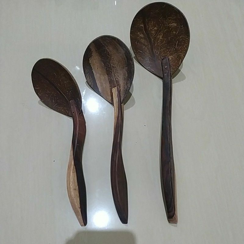 Irus batok tempurung kelapa,Sendok sayur batok,Sendok kuah batok,Souvenir batok kelapa