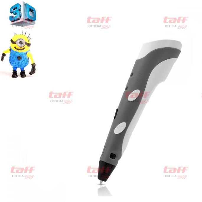 

Printing Pen 3D Stereoscopic Drawing Lukis 3 Dimensi Edukasi Anak - Abu-abu