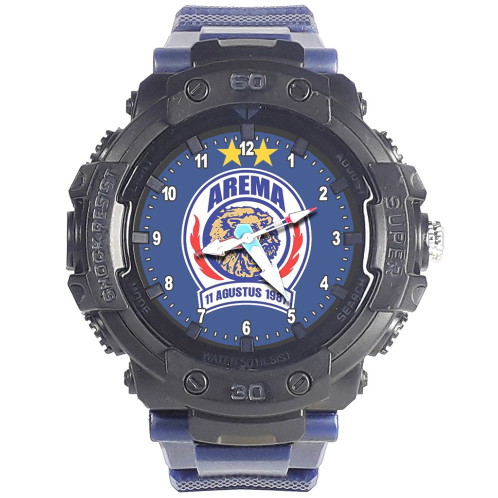 Jam Tangan  AREMA MOTIF 5 Bagus