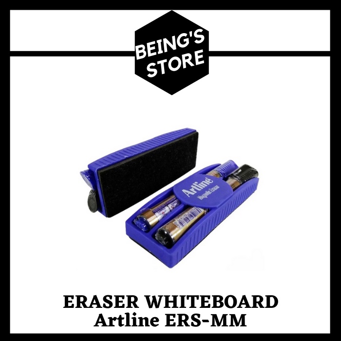

PENGHAPUS PAPAN TULIS WHITEBOARD ERASER + SET MARKER FOR 2 PCS ARTLINE ERS-MM