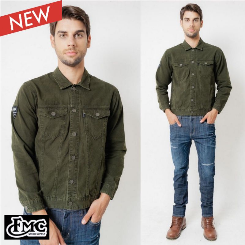 JAKET DENIM PRIA FMC Speed Supply ORIGINAL 011021