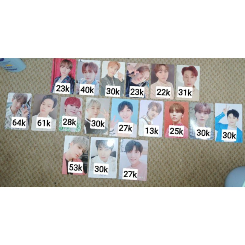 PC PHOTOCARD SEVENTEEN SG2019 SG2022 INCOMPLETE AN ODE ATTACCA CARVER CARAT VERSION  INTHESOOP ITS G