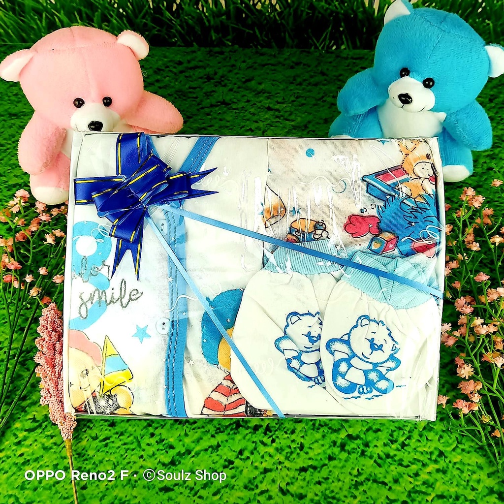 SOUL [Baby 03] Hamper Bayi Kado Lahiran Newborn Paket Set Lengkap  Cute Gift Parcel Real Pict Hampers baby boy and girl Parcel Bayi Laki-laki Perempuan