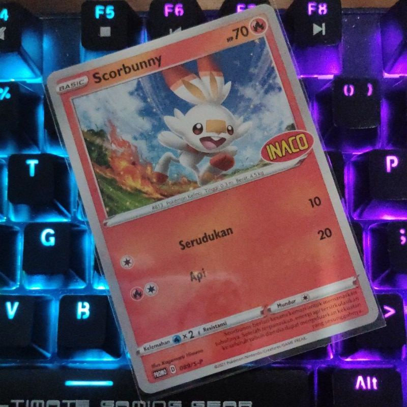 Scorbunny Promo Inaco - Pokemon TCG Indonesia