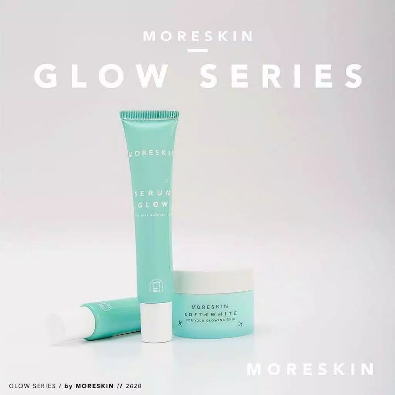 MORESKIN PAKET GLOWING SOFT WHITE & MSERGLOW NASA