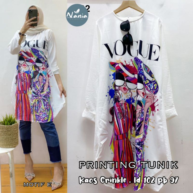 PRINTING TUNIK CRINCKLE BY NANIA