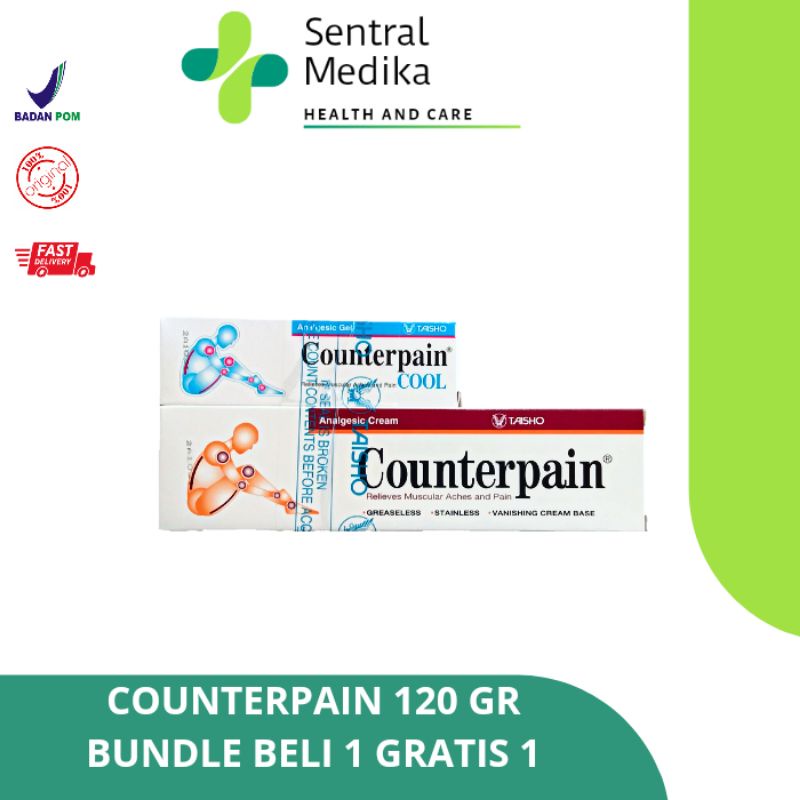 COUNTERPAIN 120 GR BUNDLE BELI 1 GRATIS 1