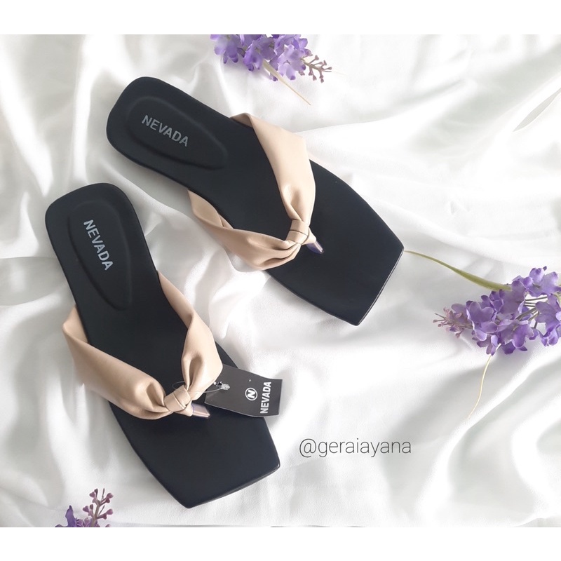 DISKON DAY! Sandal Wanita Nevada - Sandal Japit Empuk Sandal Jepit