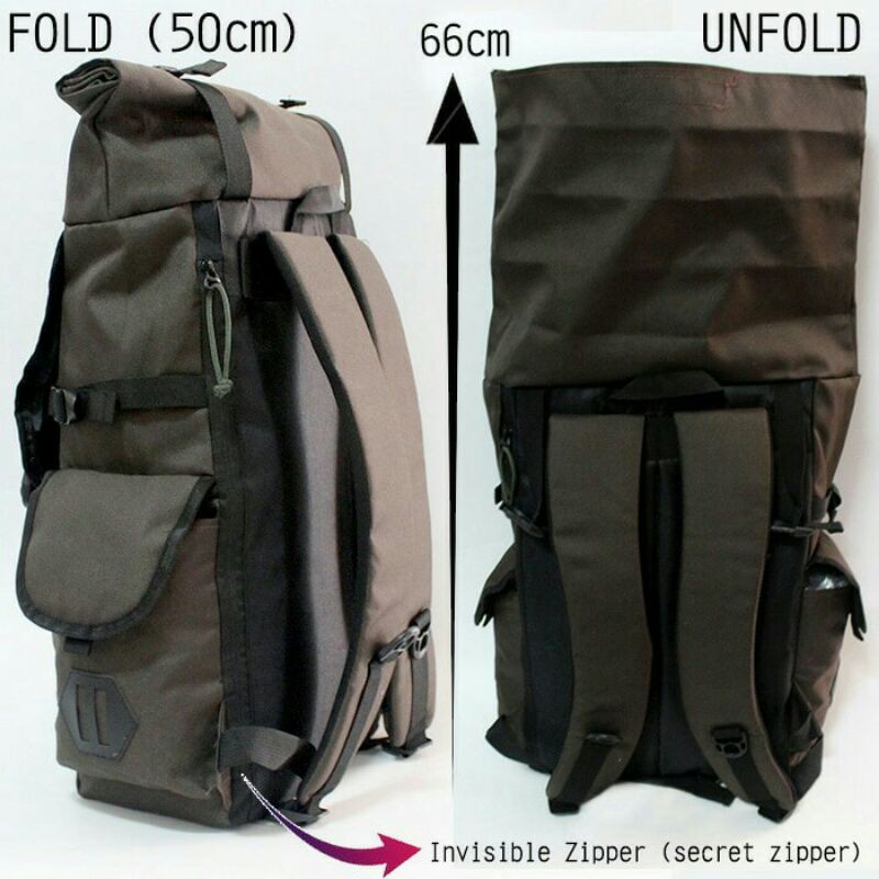 Tas Ransel Semi Carrier Rolltop |Tas Punggung | Tas Pria Ransel | Tas Gunung | Tas Hiking