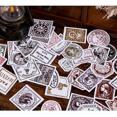 Label Sticker - Medieval Stamp (45pcs)